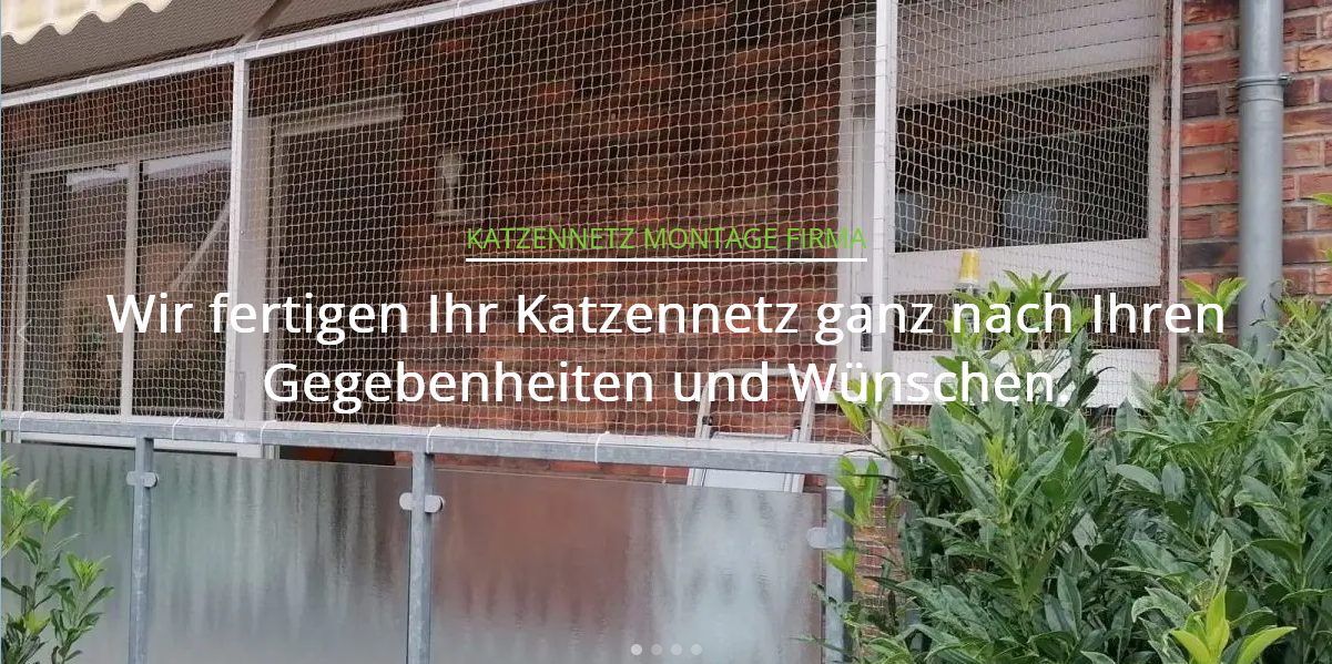 Katzennetz Montage Firma aus Düsseldorf, Katzensicherung an Balkon, Balkonsicherung für Katzen